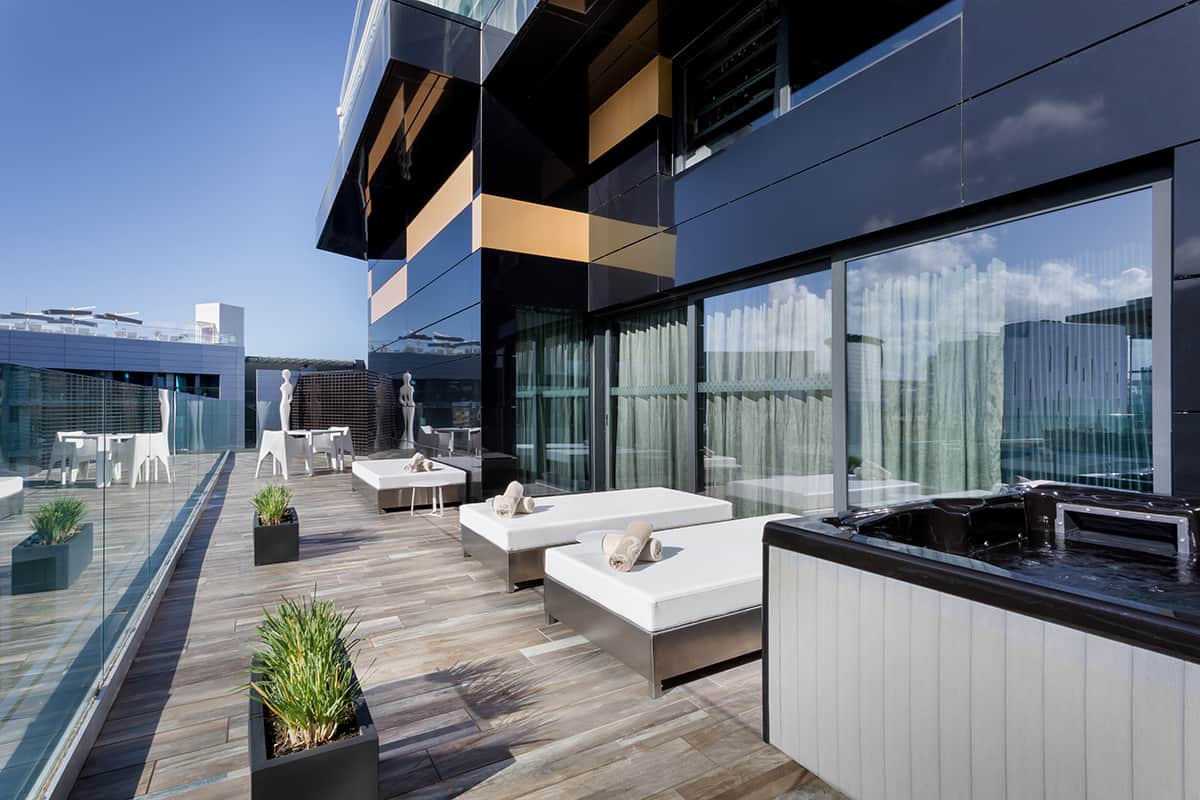 Illustration of Penthouse Suites With In Residence Wellness Programs